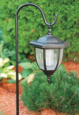 Four Seasons Courtyard L3C-N2-BK-2 Dual Use Coach Style Solar Lights – 2 Pack