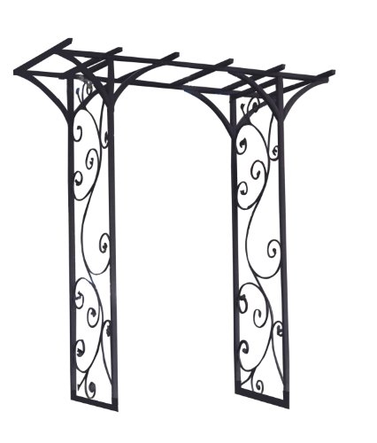 Panacea  Products 89087 Black Garden Arbor 84 by76 by 26 Foot
