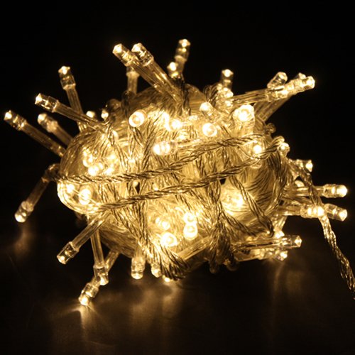 Warm White LED Fairy Light String Holiday Lights for Christmas Party (10M,100 LED)