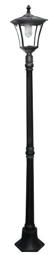 Paradise GL23702 Cast-Aluminum Solar-Powered LED Streetlight-Style Outdoor Light