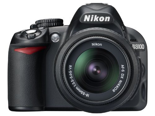 Nikon D3100 14.2MP Digital SLR Camera with 18-55mm f/3.5-5.6 AF-S DX VR Nikkor Zoom Lens