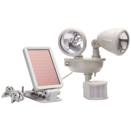 MAXSA Innovations 40218 Motion-Activated Dual Head LED Security Spotlight