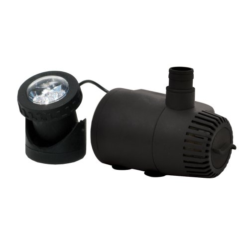 TotalPond MD11400ASL 400 GPH Fountain Pump with Low Water Shut-Off and Light