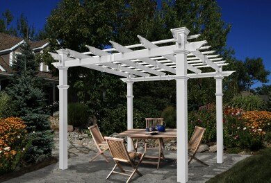 12×12 Venetian Vinyl Pergola – VA42022