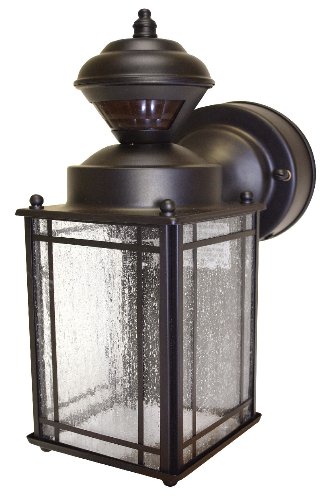 Heath/Zenith SL-4133-OR Shaker Cove Mission-Style 150-Degree Motion-Sensing Decorative Security Light, Oil-Rubbed Bronze