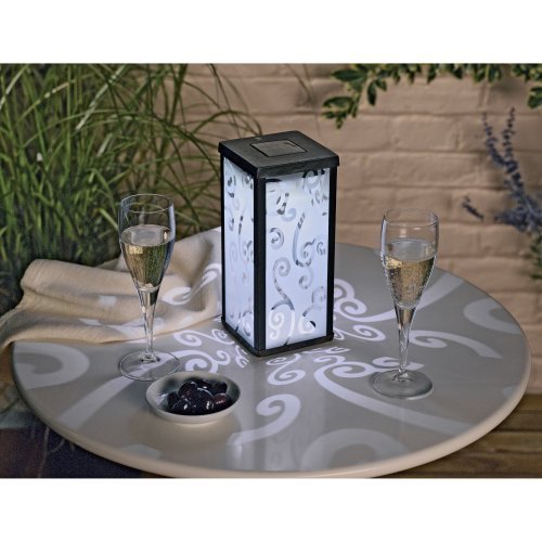 Smart Solar/Smart Solar 3011WRM1 Solar Scroll Light. Antique brown