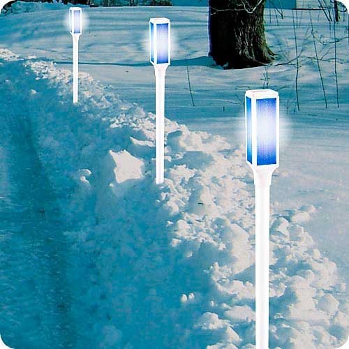 Garden Creations JB5834 S/2 Solar Driveway Lights, 2-Pack