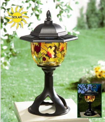 Princess International Tiffany Style Solar Patio & Garden Light