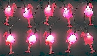 Pink Flamingo Fun Party String Lights (SJ)