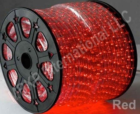RED 12 V Volts DC LED Rope Lights Auto Lighting 5 Meters(16.4 Feet)