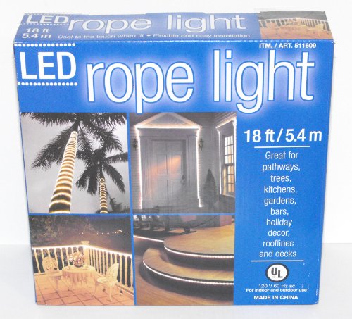 LED Rope Light 18 Ft Indoor and Outdoor