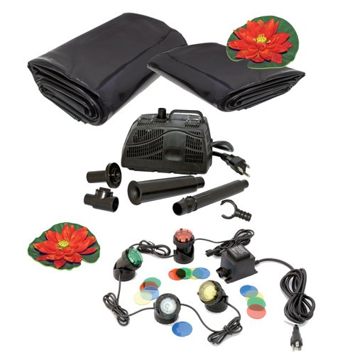 Koolatron KSPK-700G 700-Gallon Pond Kit with Lighting