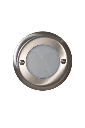 Highpoint Deck Lighting HP-712R-SS Berkley 12-Volt Recessed Outdoor Deck and Step Light Fixture, Brushed Stainless