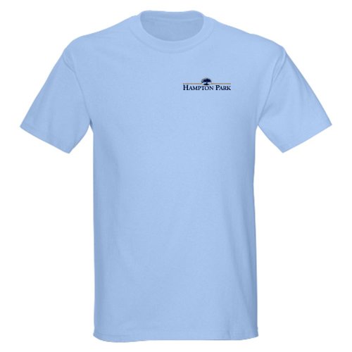 Hampton Park Landscaping T-Shirt – Grey Park Light T-Shirt by CafePress