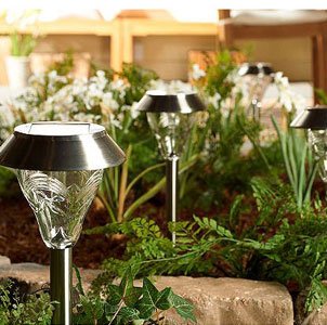 Westinghouse 8-piece Torrence Premium Glass High-Output Bright LED Solar Light Set – FULL Stainless Steel Construction