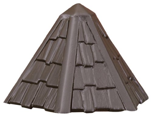 Kichler Lighting 15461AZT Thatched Roof 12-Volt Deck and Patio Light, Textured Architectural Bronze