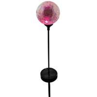 Moonrays 99924 Color-Changing Glass Ball Fixture