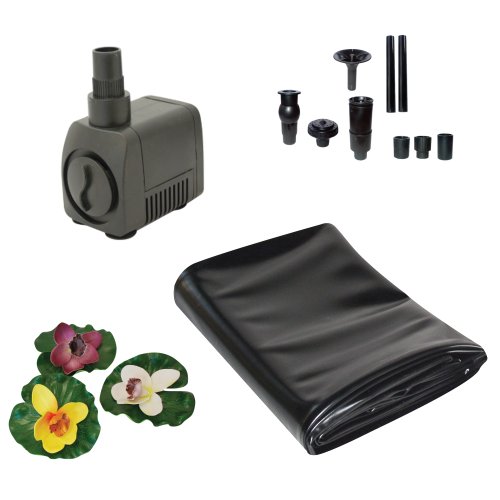 TotalPond A20010 7-Foot by 10-Foot Pond Starter Kit