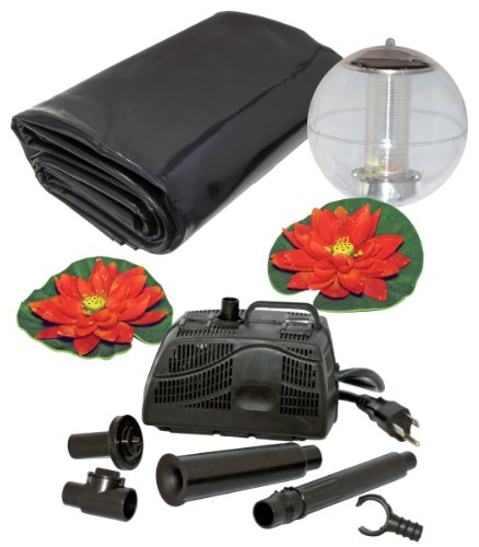 Koolscapes 400 Gallon Pond Kit with Lighting