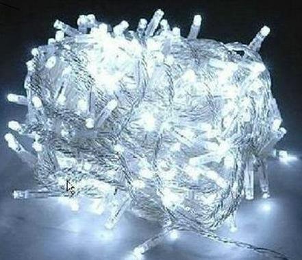 100 Led 10m Christmas Wedding White Color Fairy String Lights w/ 8 Function Controller