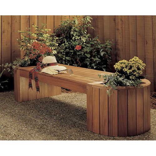 Planter/Bench Combo: Downloadable Woodworking Plan