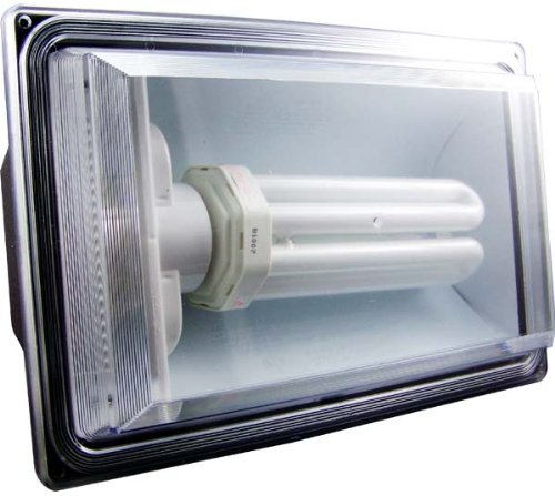 Lights of America 9266 65-Watt 4,000 Lumens 10,000 Hour Bulb Lifetime Bronze Fluorescent Security Flood Light