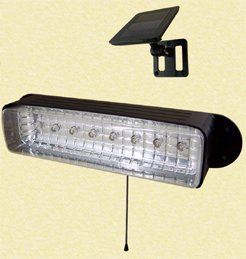 Solar Powered Shed Light 8 LED