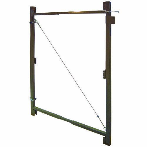 Adjust-A-Gate AG 36-3 3-Rail Contractor Quality Gate Kit, 36-Inch to 60-Inch by 60-Inch Height