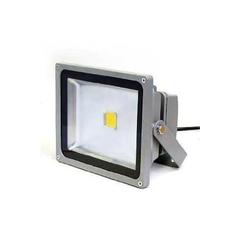 50 Watt LED Waterpoof Outdoor Security Floodlight 100/240V AC Ledwholesalers 3702WH