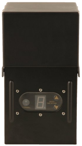 Moonrays 95432 200-Watt Power Pack for Outdoor Low Voltage Lighting with Light-Sensor and Rain-Tight Case