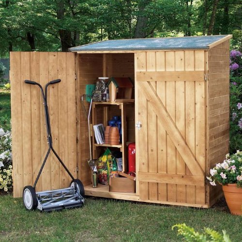 Solid Wood Outdoor Tool Storage Sheds