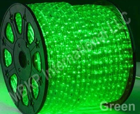 GREEN LED Rope Lights Auto Home Christmas Lighting 5 Meters(16.4 Feet)