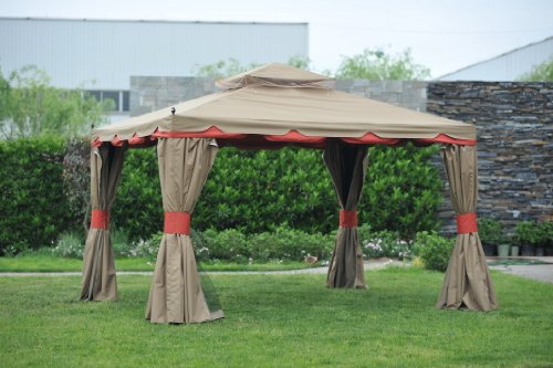 Benson Gazebo 10×12 with Netting and Walls