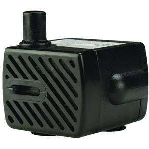 Sunterra 104506 Table Top Fountain Pump 30 GPH, Black