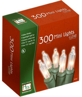 300-Count Clear Christmas Light Set