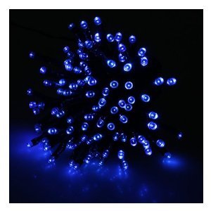Innoo Tech**55ft 100 LED Solar String Fairy Blue Lights Outdoor Garden Xmas