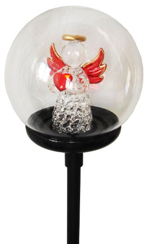 Color Changing Solar light – Glass Ball w./ Angel Sweet Heart