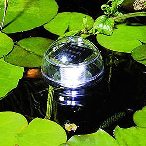 LED 7 Colors Changing Solar Power Float Globe Hotel Dining Party Pond Pool Home SPA Bathtub Décor