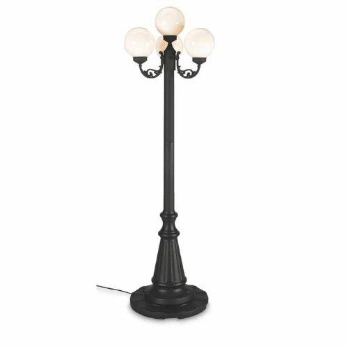 Patio Lamp Black   80-inches Tall