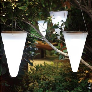 Cornets Shaped Outdoor Hanging LED Solar Rechargeable Light – Snail – Modern Scandinavian Design