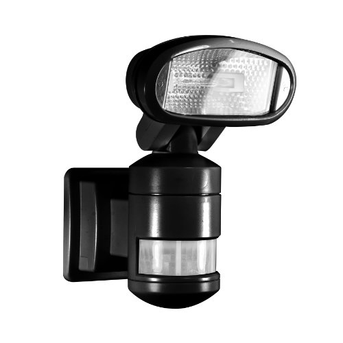 NightWatcher Robotic Security Light-Halogen (Black)