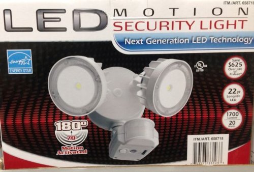 2-head LED Security Light Motion Sensing Flood Light