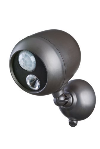 Wireless LED Spotlight with Motion Sensor and Photocell