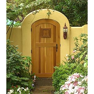 Sherwood Wooden Garden Gate 100% Solid Wood, Heirloom Quality Craftsmanship