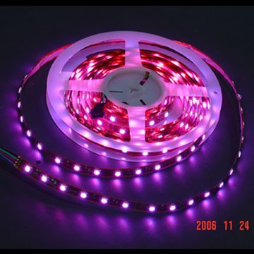 LEDwholesalers Flexible Color Changing Waterproof RGB Ribbon Flexible LED Strip 16ft with Remote Control, 2038RGB+3311