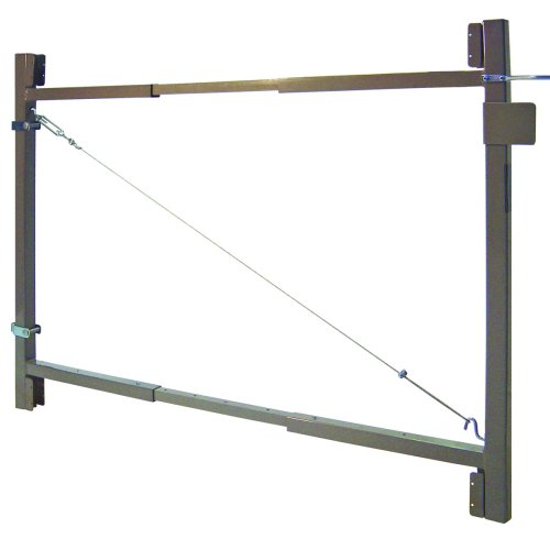 Adjust-A-Gate AG 60-36 2-Rail Contractor Quality Gate Kit, 60-Inch to 96-Inch by 36-Inch Height