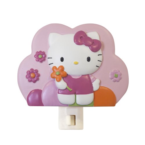 Lambs & Ivy Hello Kitty Garden Night Light, Pink