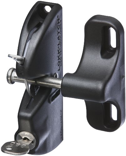 National Hardware V6201 4-9/16-Inch Lock Latch, Black