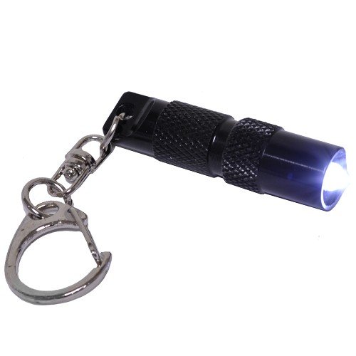 Keychain Flashlight | Mini LED Brightest Security Light | Water Proof Black Aerospace Aluminum. Best Small, Lightweight Stylish Design | Easy Twist On/off. Great At Night to Open Doors, Blackouts, Camping, Kids. Attach to Keychain, Purse, Leash, Etc.