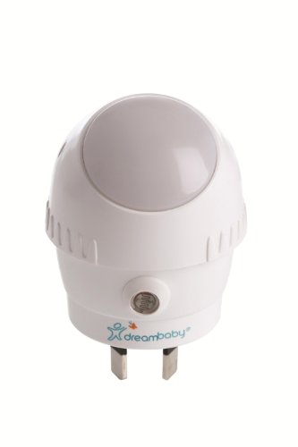 Dreambaby White LED Night Light, Rotating Sensor